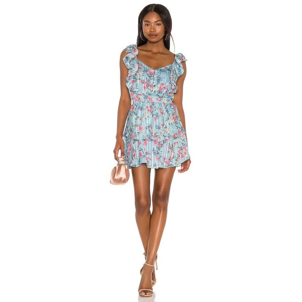 NWT!! Revolve YUMI KIM Eden Dress Floral Mulberry‎ Angel Mini Party X-Small